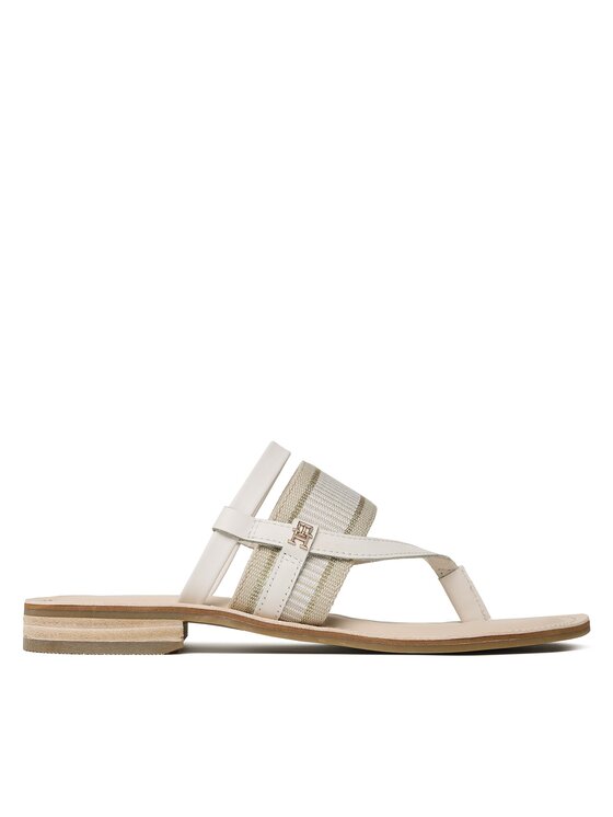 Tommy Hilfiger Tommy Hilfiger Žabky Th Webbing Mule Sandal FW0FW07275 Bílá