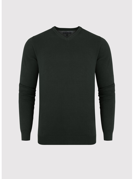 Pako Lorente Pako Lorente Sweter P23WB-2X-011 Zielony Classic Fit