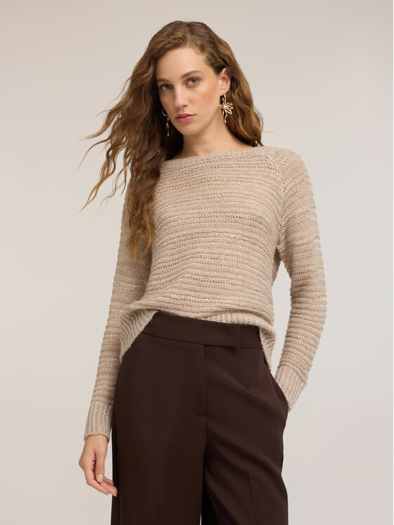 Motivi Motivi Maglione M541W004256N002 Crema Regular Fit