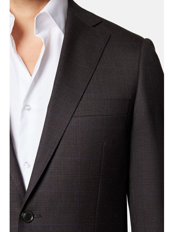 Lancerto Lancerto Garnitur Veracruz GA073124000017 Brązowy Slim Fit