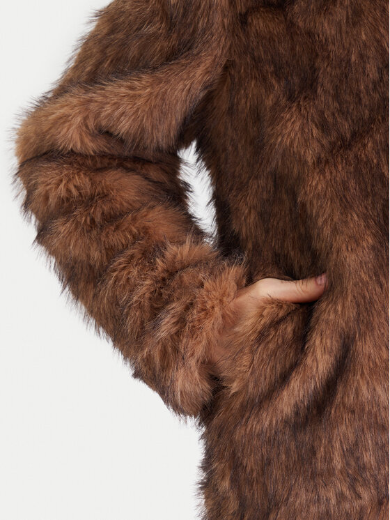 ONLY ONLY Γούνα Dawn 15352794 Καφέ Regular Fit