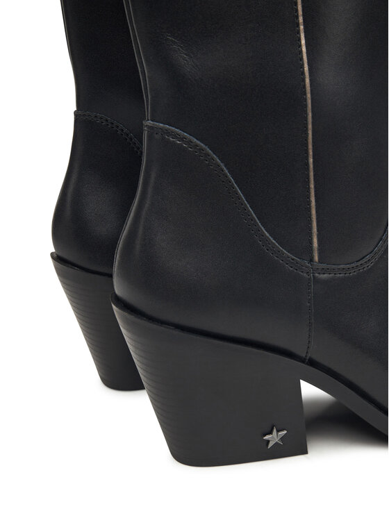 Pepe Jeans Pepe Jeans Kovboju apavi Gina Western W PLS500017 Melns