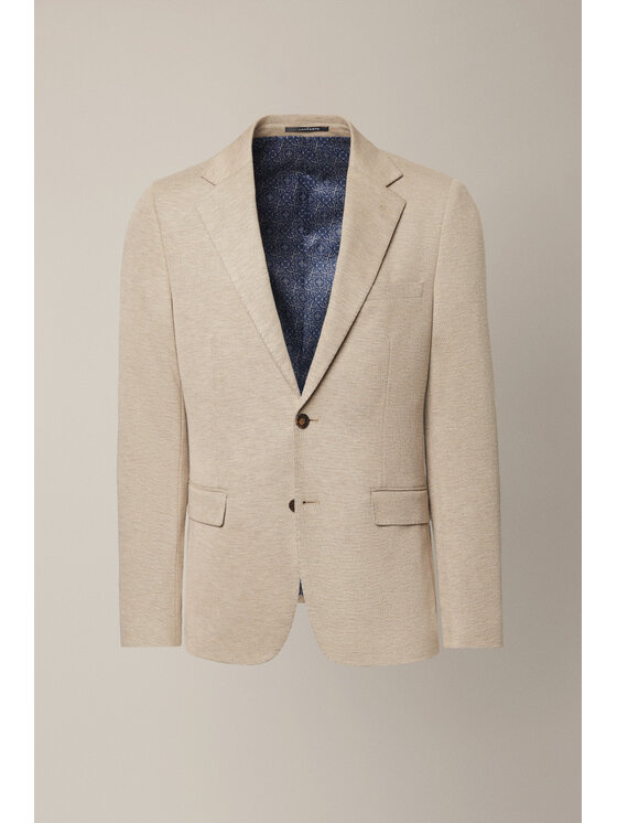 Lancerto Lancerto Marynarka Offida MA131225000006 Beżowy Slim Fit