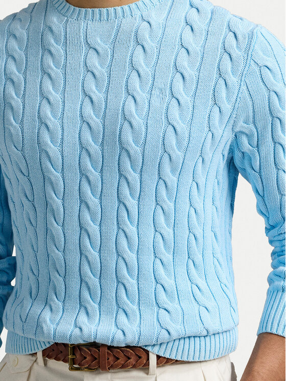 Polo Ralph Lauren Polo Ralph Lauren Sweter 710965867005 Błękitny Regular Fit