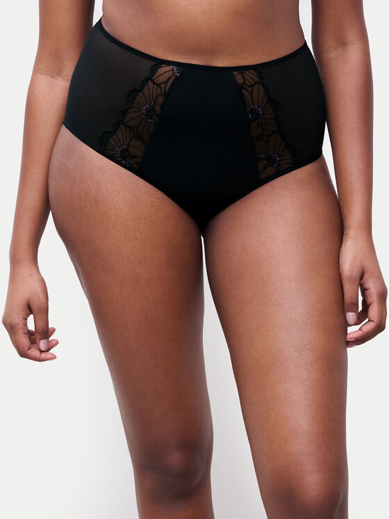 Chantelle Chantelle Klassischer Damenslip mit hoher Taille Lush C22OC5 Schwarz
