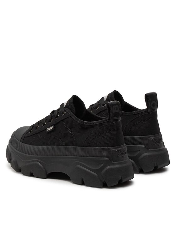 Buffalo Buffalo Sneakersy Tremor Lace Up Lo 1622453 Černá