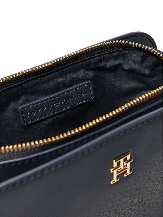 Tommy Hilfiger Tommy Hilfiger Torebka Th Logotape Camera Bag AW0AW17229 Granatowy