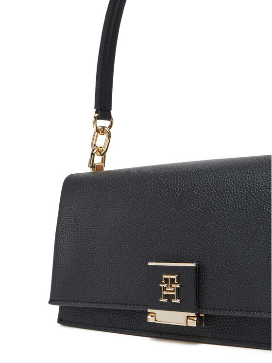 Tommy Hilfiger Tommy Hilfiger Torebka Th Her Med Crossover AW0AW17216 Czarny