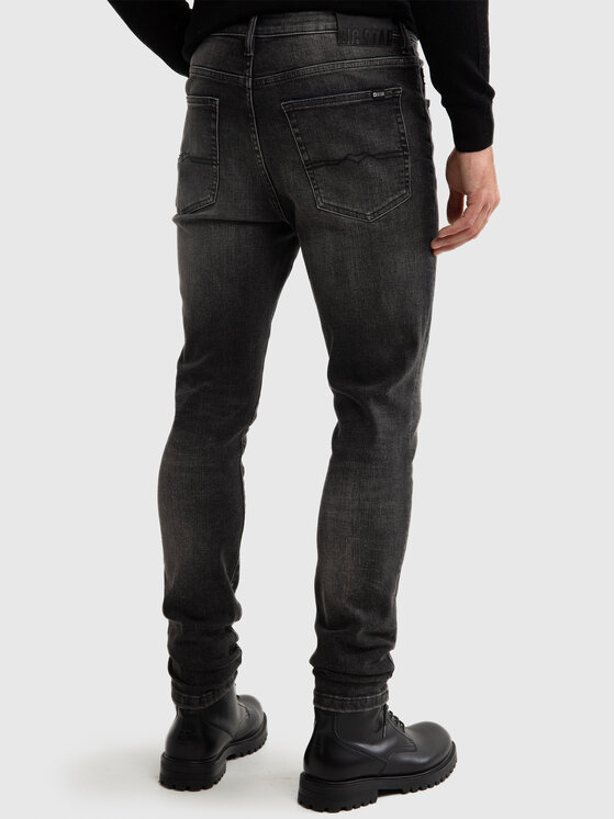 BIG STAR BIG STAR Jeansy DERIC HIGH WAIST Czarny Skinny Fit