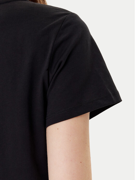 Liu Jo Sport Liu Jo Sport T-särk TF5275 JS923 Must Regular Fit