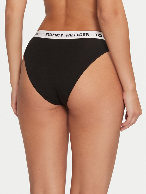 Tommy Hilfiger Tommy Hilfiger Klasikinės kelnaitės UW0UW05617 Juoda