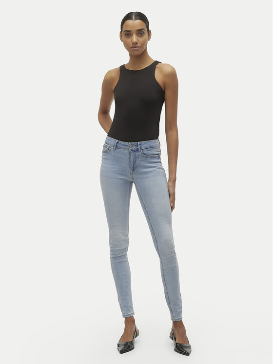 Vero Moda Vero Moda Teksad Flash 10300174 Sinine Skinny Fit