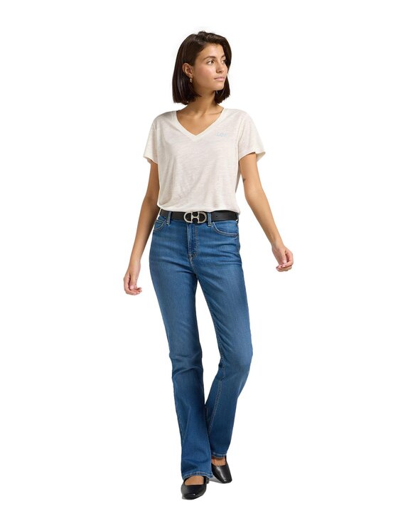 Lee Lee Jeansy 112363443 Niebieski Slim Fit