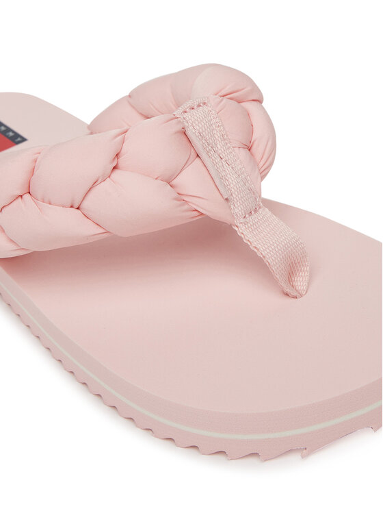 Tommy Jeans Tommy Jeans Flip-flops Braided Thong Beach Sandal EN0EN02877 Rózsaszín