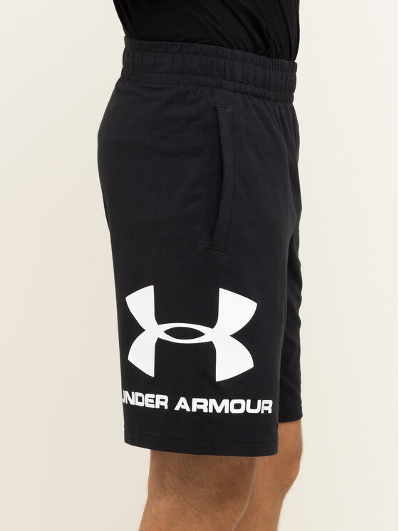 Under Armour Sportshorts UA Sportstyle Cotton Graphic 1329300 Schwarz Regular Fit Modivo.at