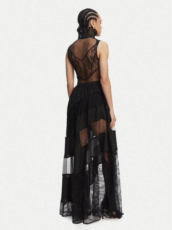 Babylon Babylon Sukienka wieczorowa EL0707 Czarny Regular Fit
