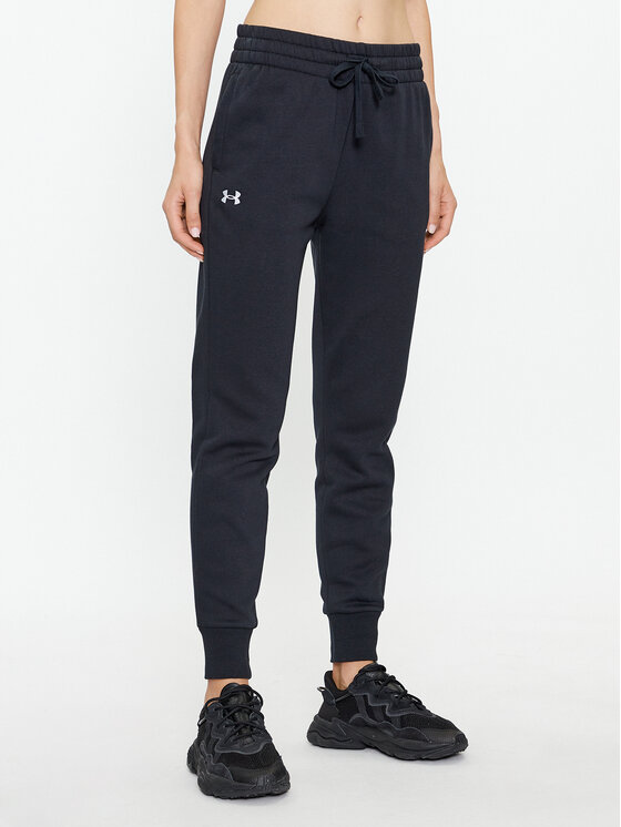 Under Armour Under Armour Sportinės kelnės Ua Rival Fleece Jogger 1379438 Juoda Loose Fit