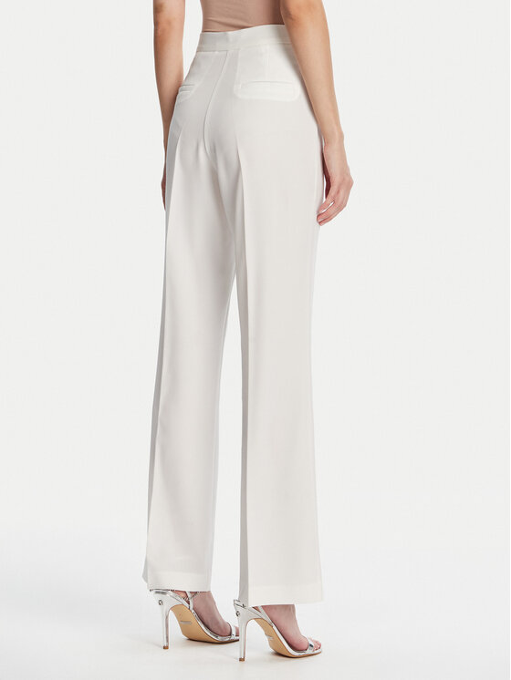 Artigli Artigli Spodnie materiałowe ACPA000803 058 Biały Regular Fit