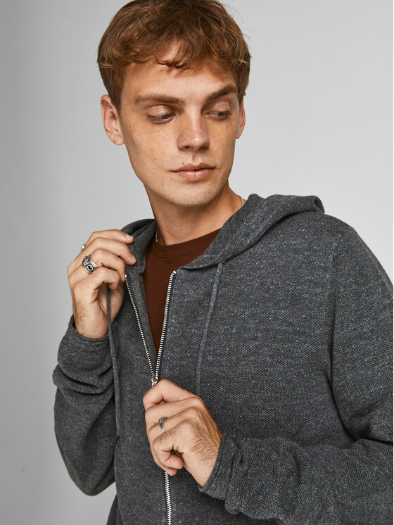 Jack&Jones Jack&Jones Kardigan Hill 12190154 Szary Regular Fit