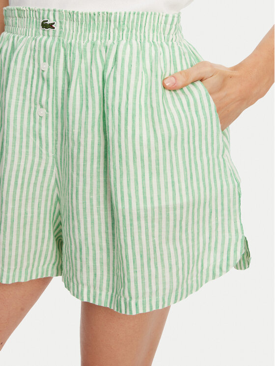 Lacoste Lacoste Szorty materiałowe FF0226 Zielony Relaxed Fit