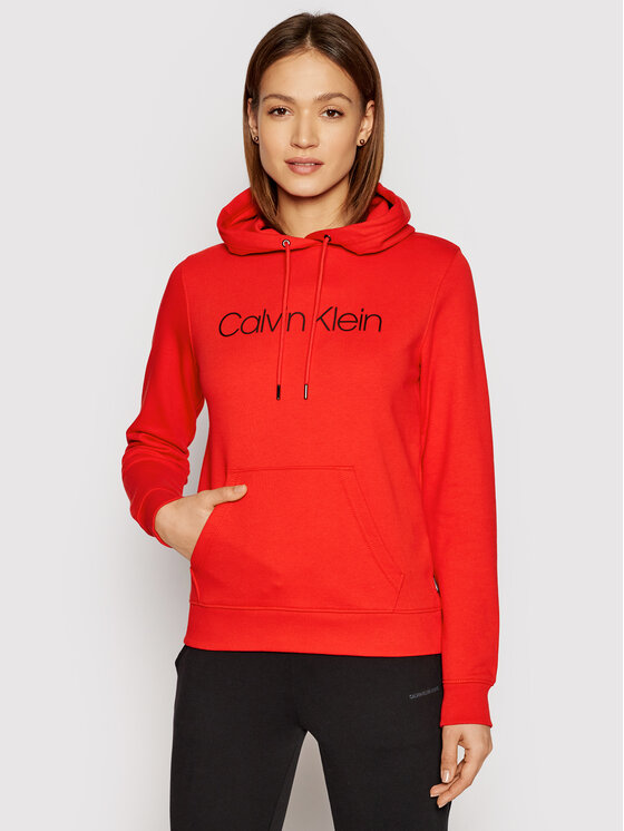 calvin klein core fleece overhead hoodie