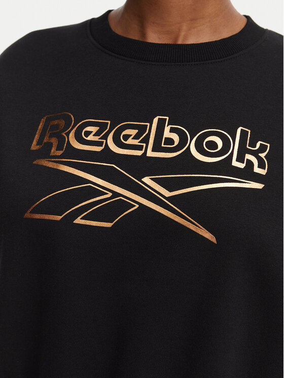 Reebok Reebok Світшот Renata RK25707CCW Чорний Cropped Fit
