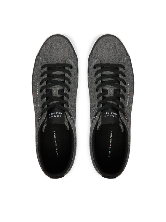 Tommy Hilfiger Tommy Hilfiger Tenisky Th Hi Vulc Core Low Chambray FM0FM05818 Sivá