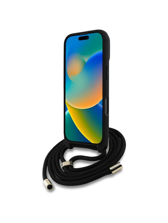 Guess Guess Etui na telefon Apple iPhone 16 Pro Czarny