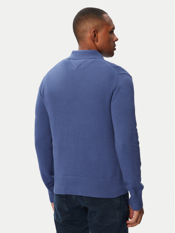 Tommy Jeans Tommy Jeans Пуловер Essential DM0DM20304 Син Slim Fit