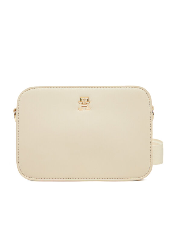 Tommy Hilfiger Kabelka Th Logotape Camera Bag AW0AW17229 Béžová