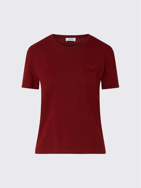 Liu Jo Liu Jo T-shirt WF6348J6308L9378 Rosso Regular Fit