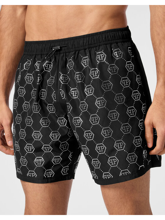 PHILIPP PLEIN PHILIPP PLEIN Szorty 23657 Czarny