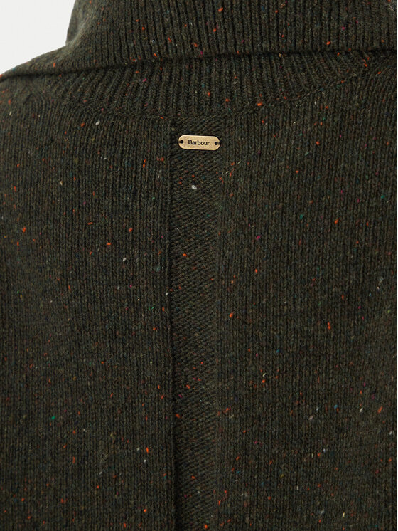 Barbour Barbour Džemper Lavensdale LKN1579OL71 Tamno zelena Relaxed Fit