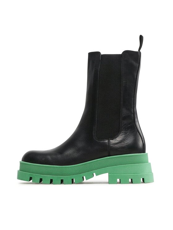Badura Badura Klassische Stiefeletten INES-02-1 Schwarz
