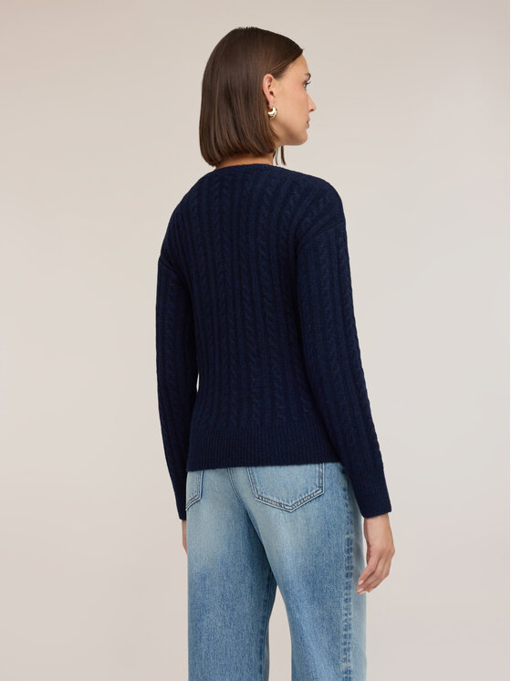 Motivi Motivi Sweter M530W004246N034 Niebieski Regular Fit