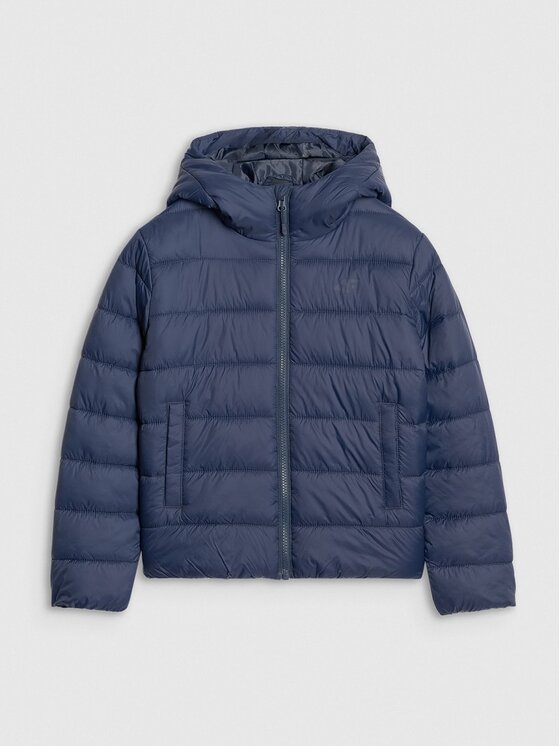 4F 4F Giubbotto piumino 4FJRAW25TDJAU0804-31S Blu scuro Regular Fit