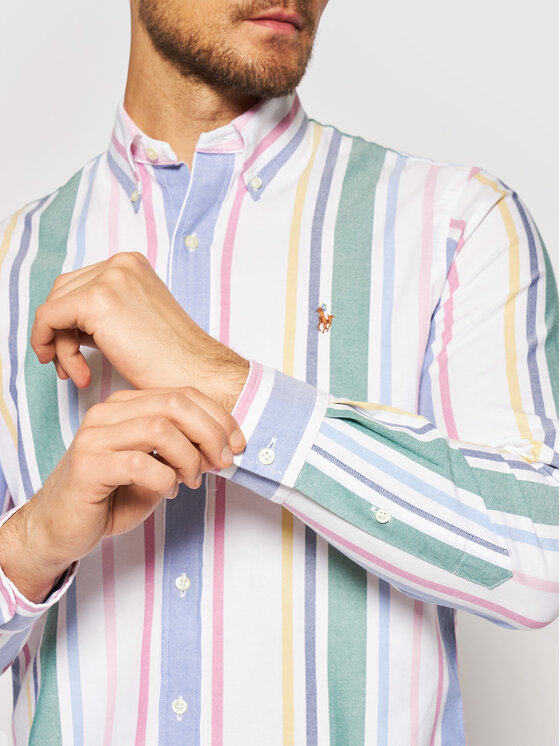 Polo Ralph Lauren Chemise Classics 710844563001 Multicolore Custom Fit