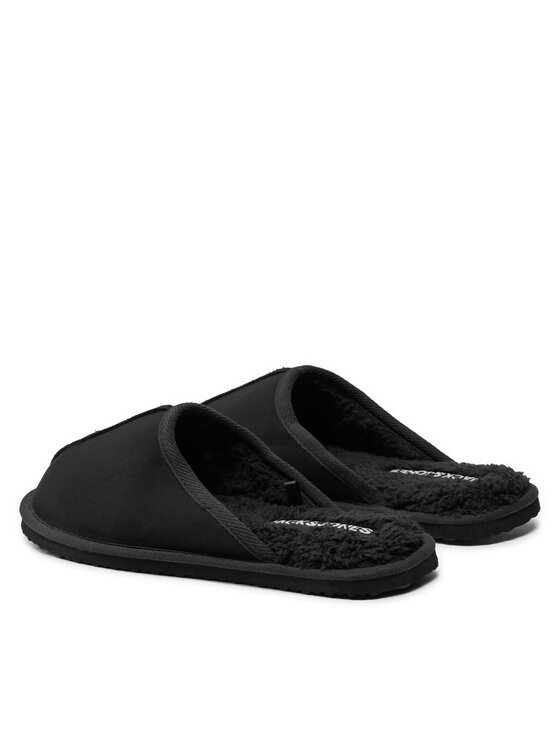 Jack & Jones Jack & Jones Naminės šlepetės Jfwdudely Microfiber 12170309 Juoda