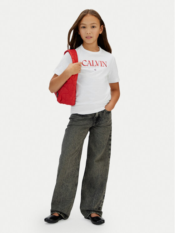 Calvin Klein Jeans Calvin Klein Jeans Tričko IG0IG03060 Biela Regular Fit