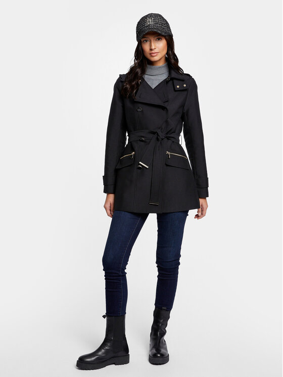 Morgan Morgan Trench 241-GLADIA Crna Regular Fit