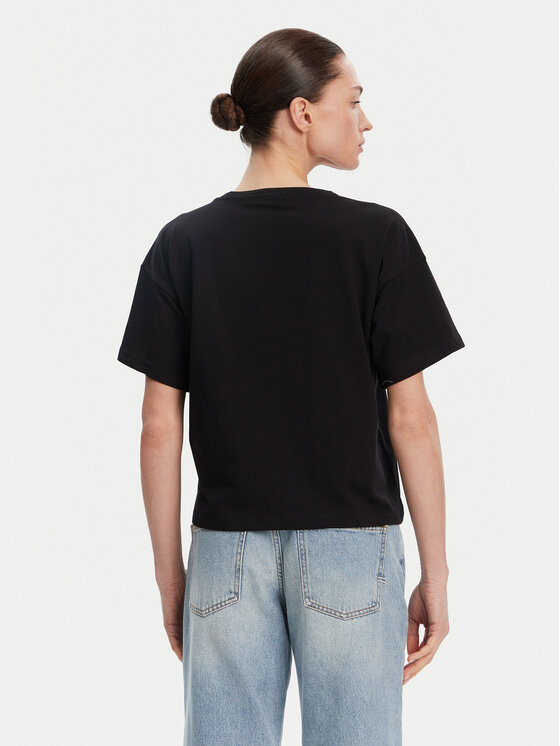 Gaudi Gaudi T-shirt 511BD64030 Crna Regular Fit