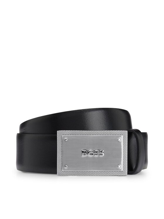 BOSS Boss Vyriškas Diržas 50496735 Juoda