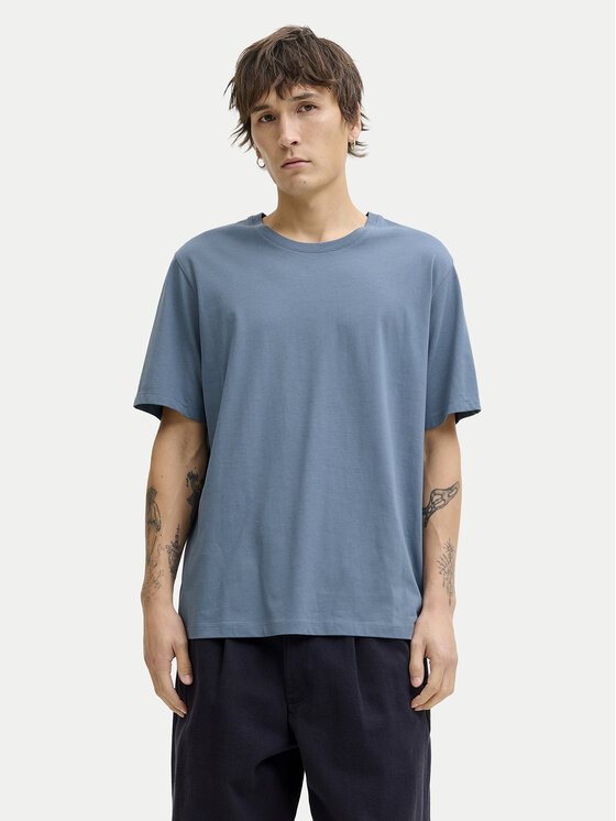 Jack & Jones Jack & Jones Футболка Oragnic Basic 12156101 Голубий Regular Fit