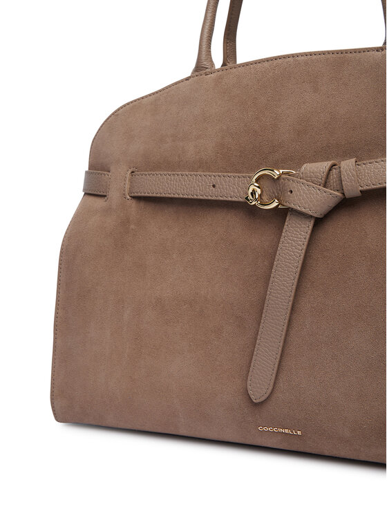 Coccinelle Coccinelle Torebka TLB Coccinellesabine Suede Bi E1 TLB 18 01 01 Beżowy ciemny