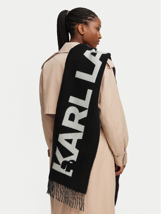 KARL LAGERFELD KARL LAGERFELD Šal A4W33125 Crna