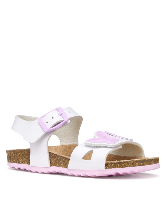 Geox Geox Sandále J Adriel Girl J658MA 05402 C0406 S Biela