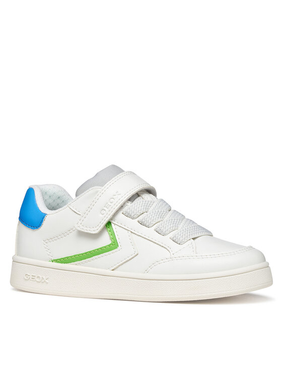 Geox Geox Sneakersy J Eclyper Boy J55LSA 05411 C0478 D Bílá