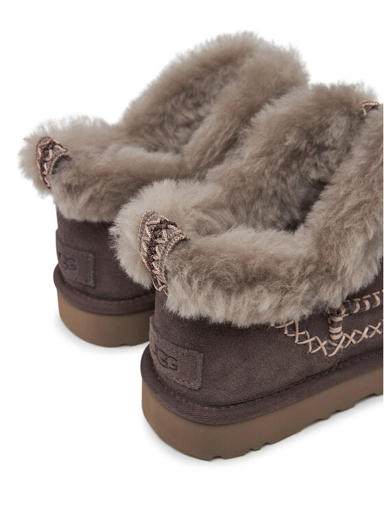 Ugg Ugg Sniego batai W Classic Ultra Mini Alpine 1158224 Pilka