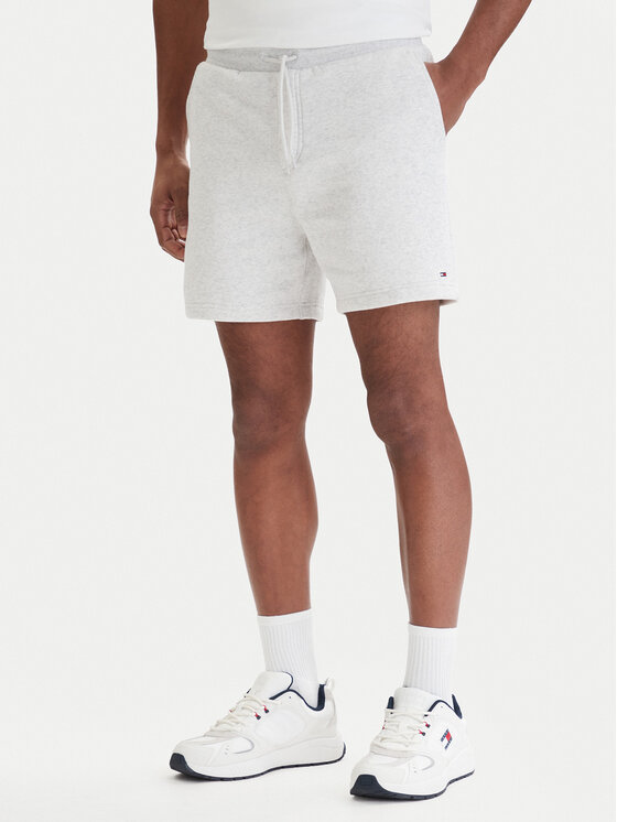 Tommy Jeans Pantaloni scurți sport DM0DM21931 Gri Regular Fit