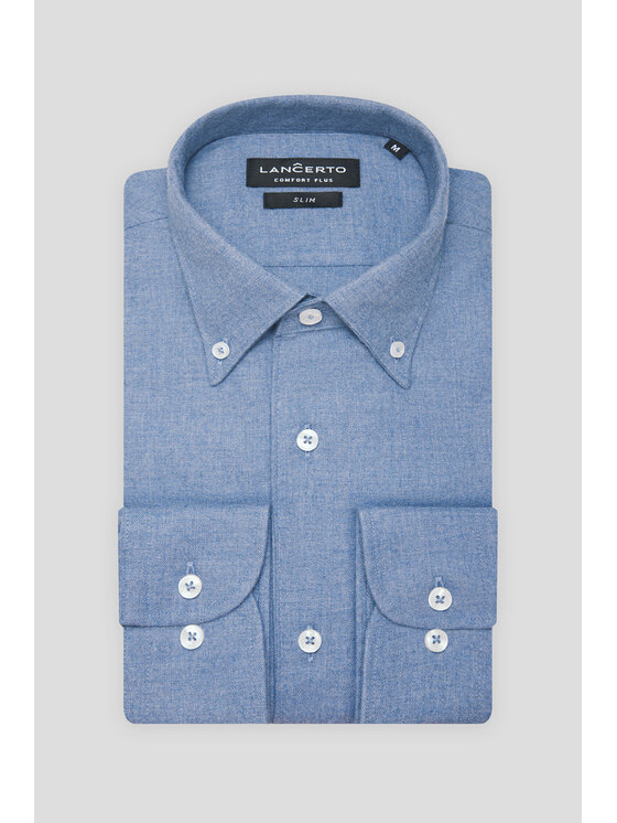 Lancerto Lancerto Koszula Synne KO073224000013 Niebieski Slim Fit